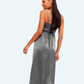 Slim dress linen style