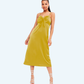 Slim dress linen style