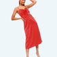 Slim dress linen style