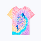 Bright tie-dye T-shirt