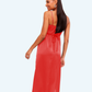 Slim dress linen style