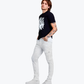 White cargo pants