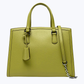 Leather tote bag