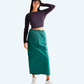 Long cargo skirt