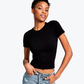 Tight cropped t-shirt