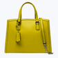 Leather tote bag