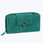 Leather zip around wallet