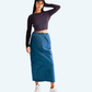 Long cargo skirt