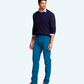 Demi-season denim trousers