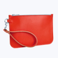 Clutch with wrist strap