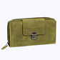 Leather zip around wallet
