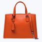 Leather tote bag