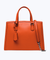 Leather tote bag