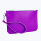 Clutch with wrist strap