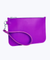 Clutch with wrist strap