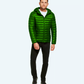 Satin padded jacket