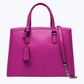 Leather tote bag
