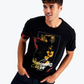 Black t-shirt with print