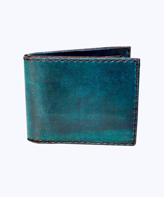 Rough leather wallet
