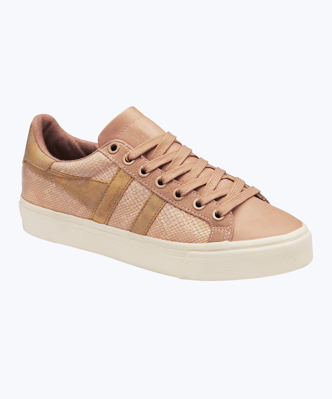 Snakeskin effect sneakers