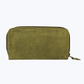 Leather zip around wallet