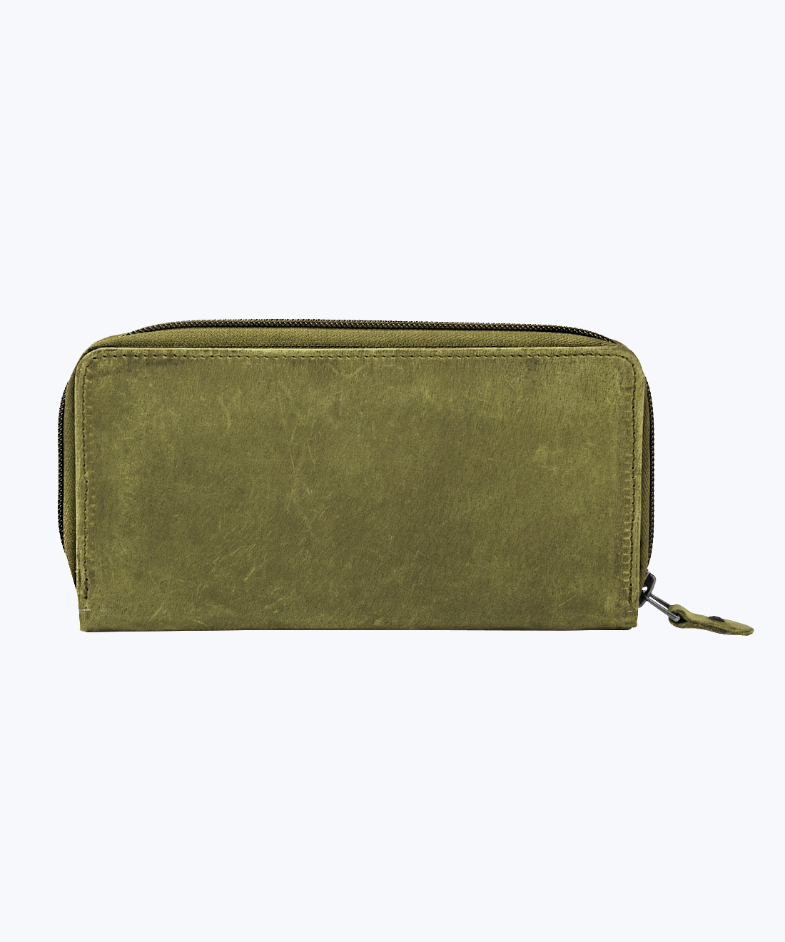 Leather zip around wallet