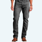Demi-season denim trousers