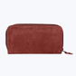 Leather zip around wallet