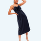 Slim dress linen style