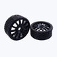 Black rims wheels
