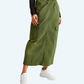 Long cargo skirt