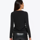 Black jersey top