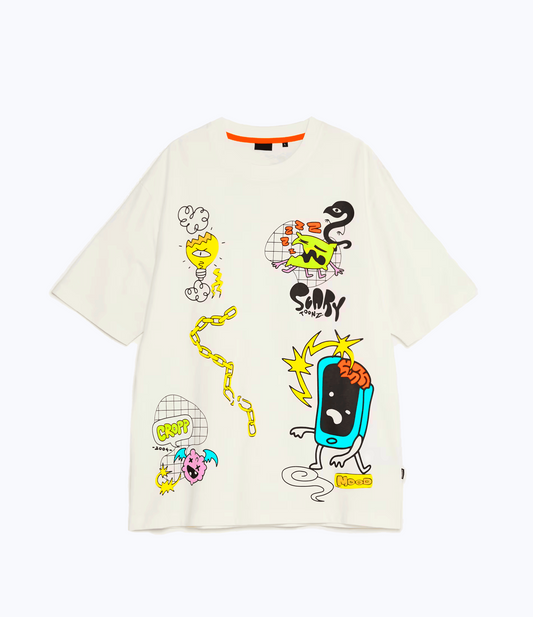Graffiti neon T-shirt