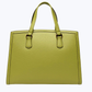 Leather tote bag