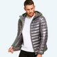 Satin padded jacket
