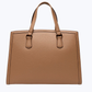 Leather tote bag