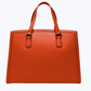 Leather tote bag