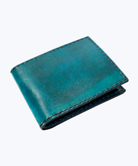 Rough leather wallet