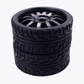 Black rims wheels