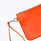 Clutch with wrist strap