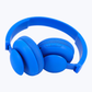 Electric blue headset