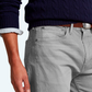 Demi-season denim trousers