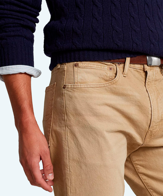 Demi-season denim trousers