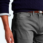 Demi-season denim trousers