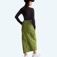 Long cargo skirt