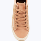 Snakeskin effect sneakers