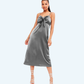 Slim dress linen style