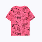Pink graffiti T-shirt