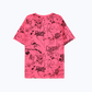 Pink graffiti T-shirt