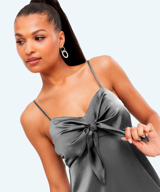Slim dress linen style